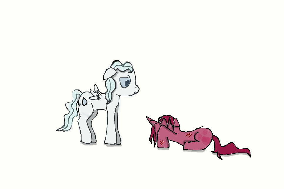 I alwaise make ponys cry... by SuperRainbowSakura on DeviantArt