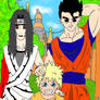 Gohan, Naruto y Kurenai