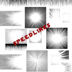 Manga Speedlines Brush PS7