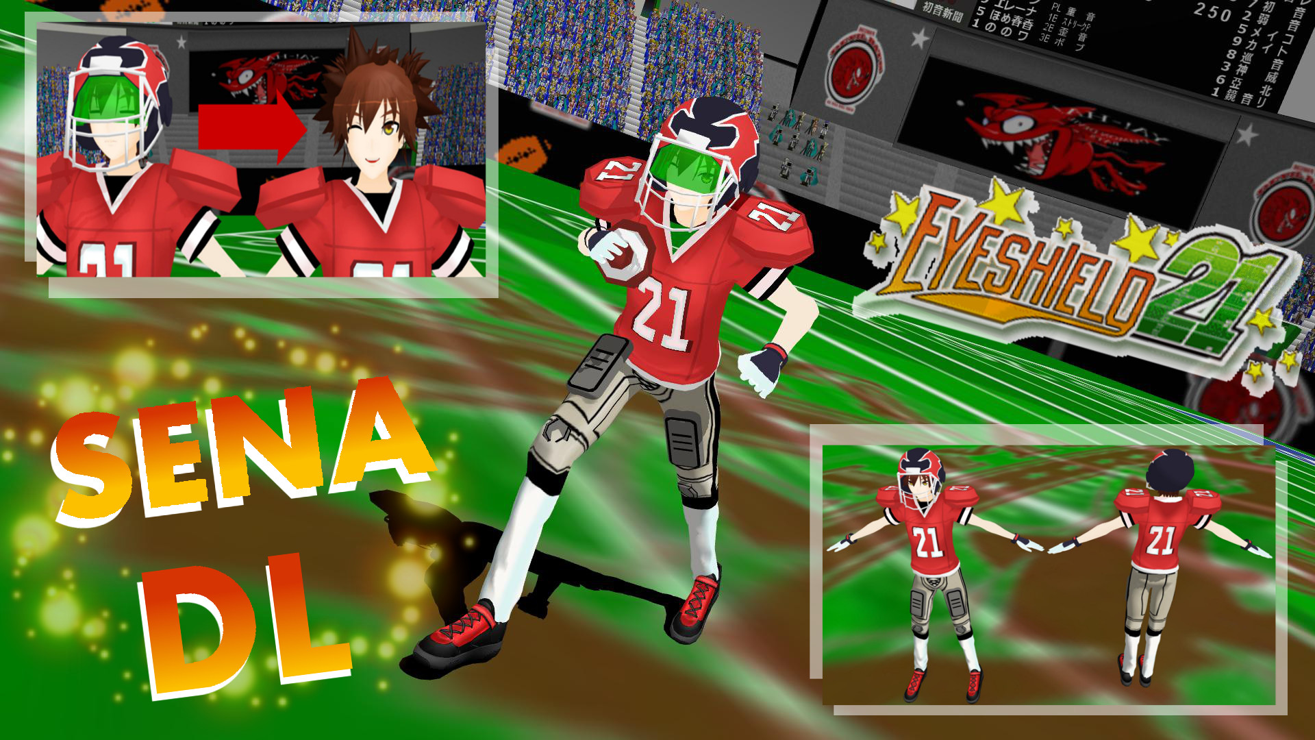 MMD Eyeshield21 American Football Set DL