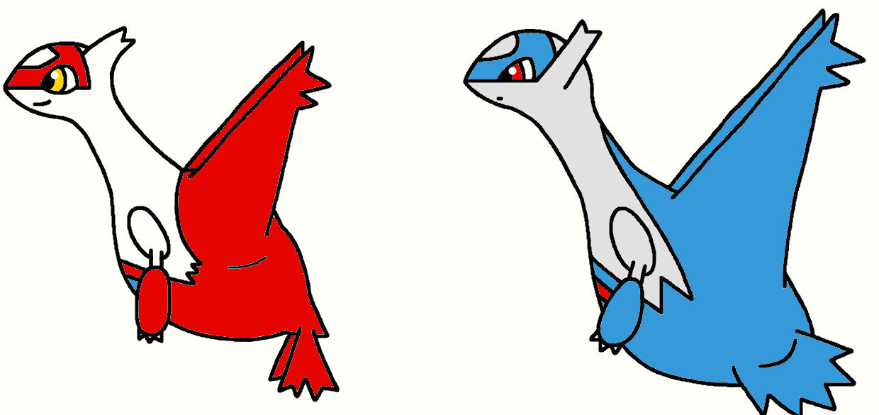 Latias and Latios by trash-dove on DeviantArt