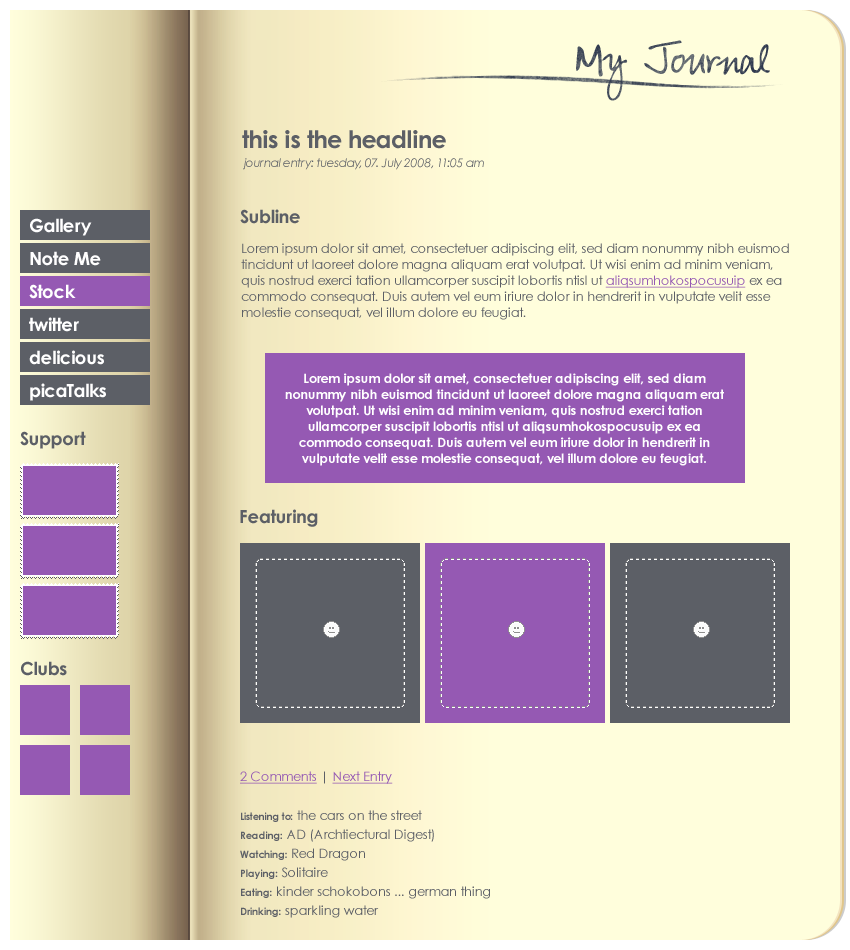 Advanced Moleskine Skin