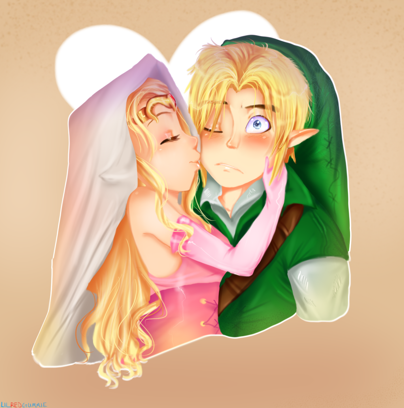 Smoochy smooch COMING FOR THE CHEEK by LilRedGummie on DeviantArt
