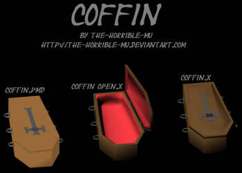 [MMD Accessory] Coffin + DL