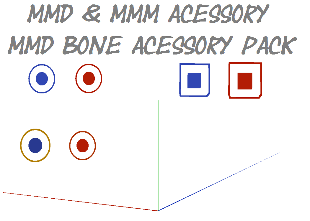 [MMD + M3 Acc.] MMD Bone Acessory Pack + DL by The-Horrible-Mu on ...