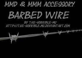 [MMD + M3 Accessory] Barbed Wire + DL