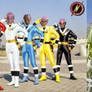 Alien Rangers with Ninja Sentai Kakuranger Opening