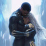 T'challa and Storm 