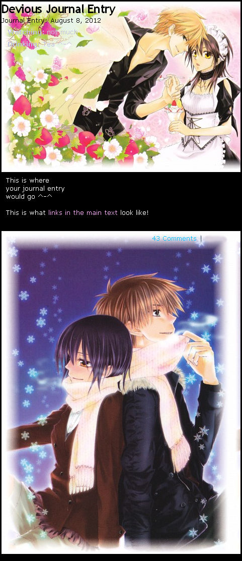 Get Wallpaper Kaichou Wa Maid Sama Journal Skin By Drawwithme15 On Deviantart Free