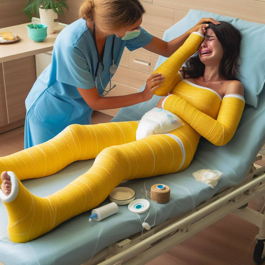body cast crying by spicalover on DeviantArt