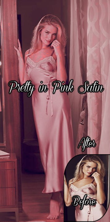 Forbidden Pretty in Pink Satin