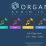 Organic Audio Icons