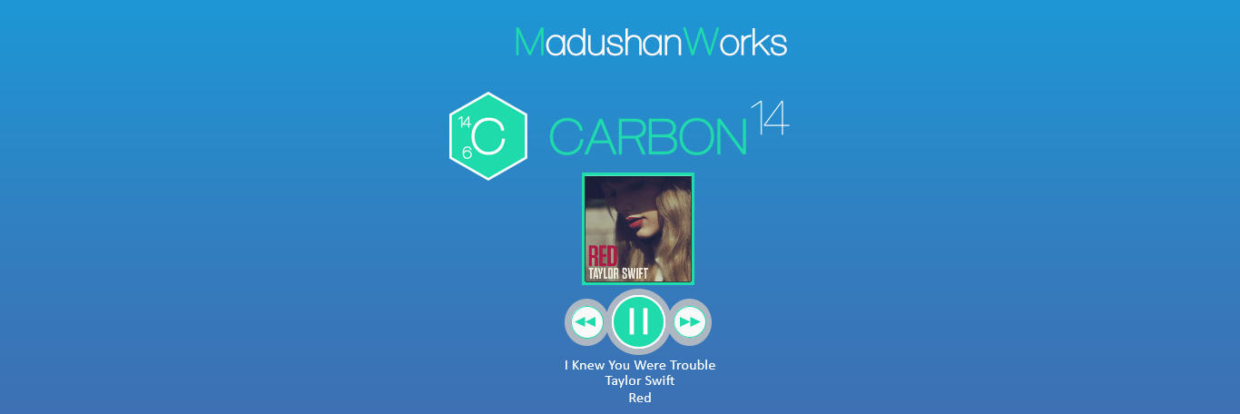 Carbon14  Rainmeter  Skin v.1
