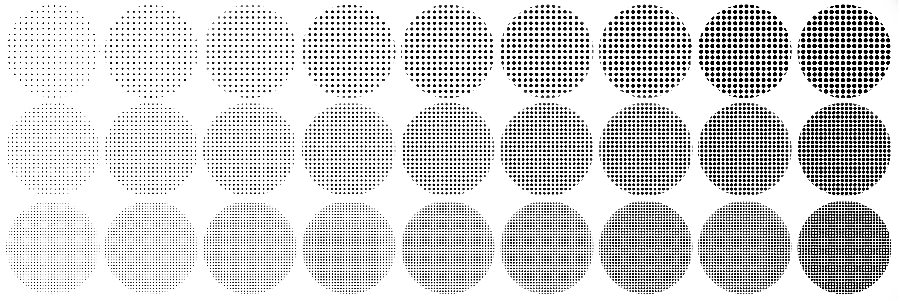 Halftone brush textures for SAI (Edit)