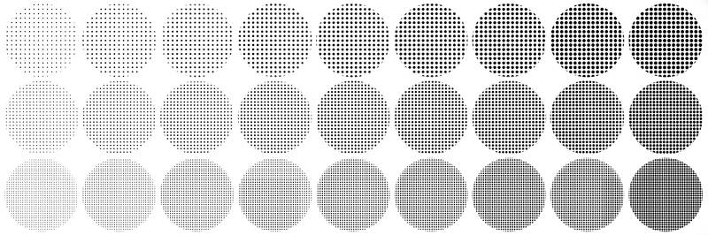 Halftone brush textures for SAI (Edit)