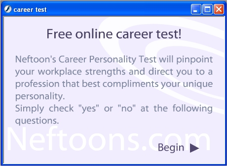 Neftoons Career Test