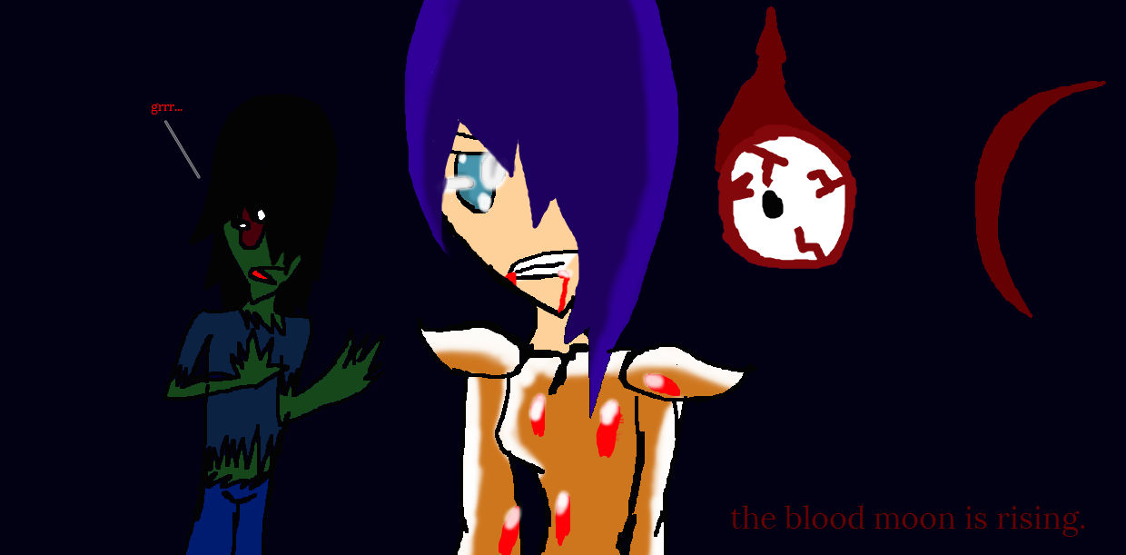 the blood moon is rising by CreepyPony1 on DeviantArt