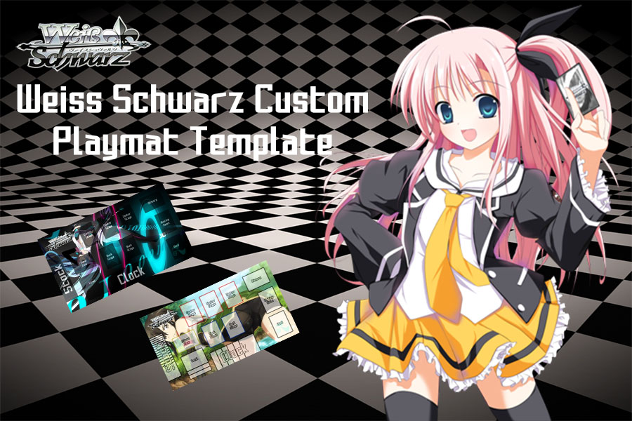 Weiss Schwarz Custom Playmat Template By Oricamakr On Deviantart