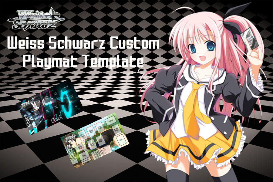 Weiss Schwarz Custom PlayMat Template by OricaMakr on DeviantArt