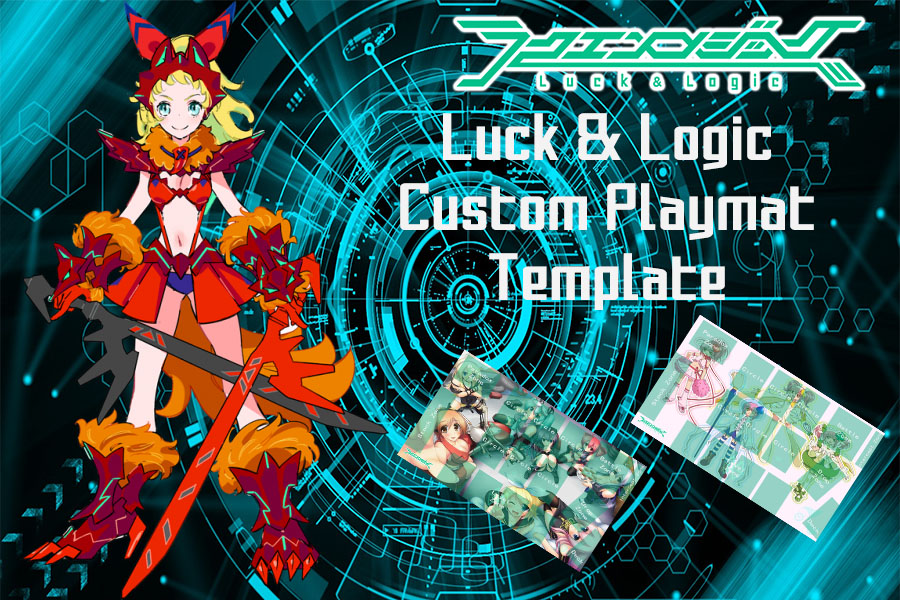 Luck And Logic Custom Playmat Template By Oricamakr On Deviantart