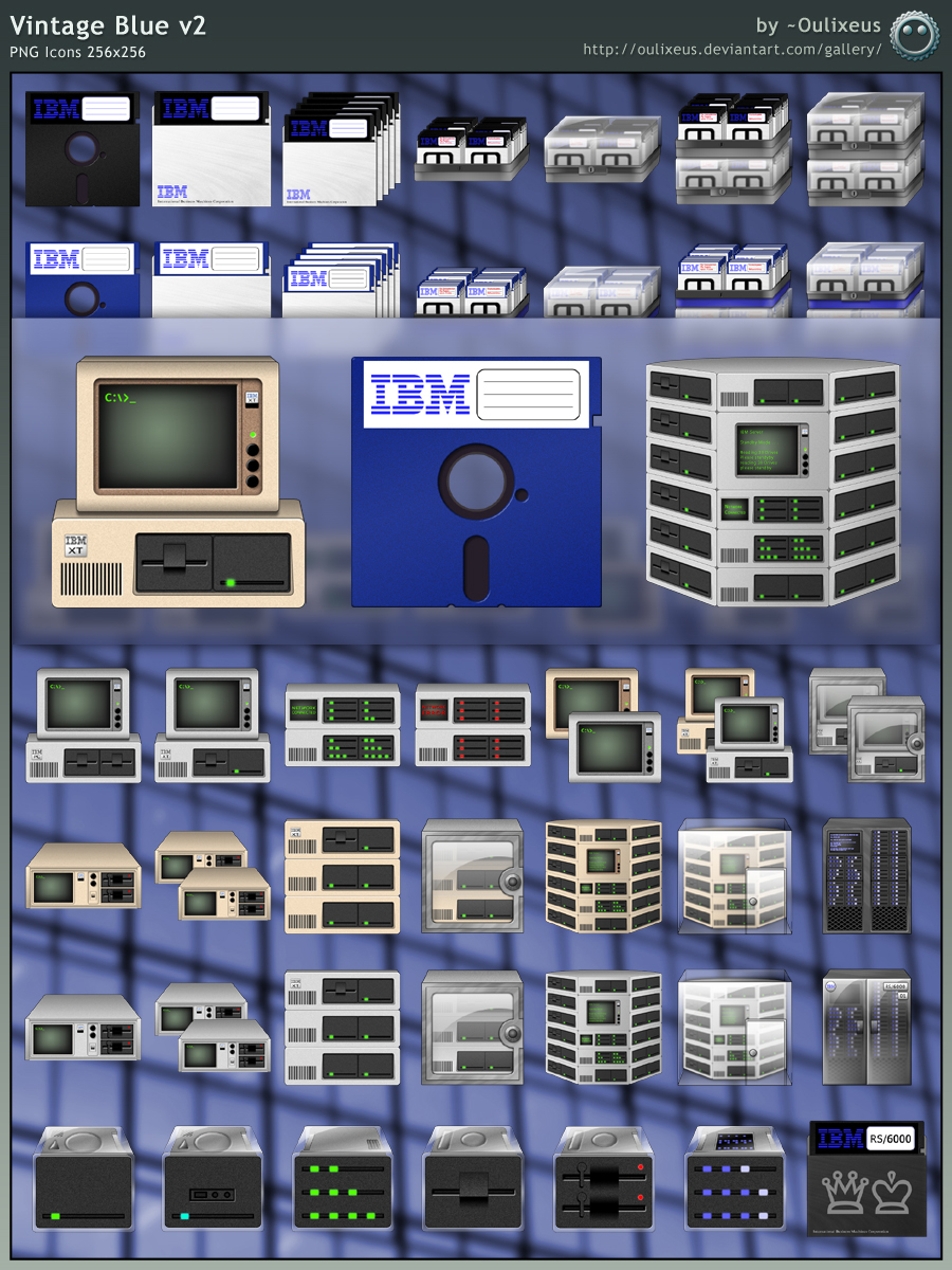 Vintage Blue v2 by Oulixeus