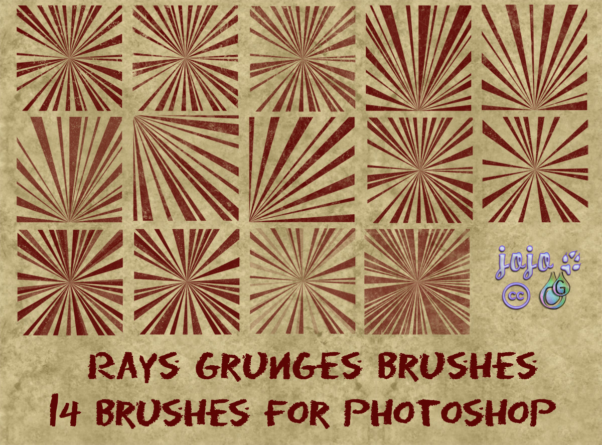 Rays Grunges Brushes