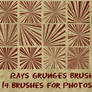 Rays Grunges Brushes
