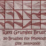 Rays Grunges Brushes 1
