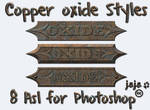 Copper oxide  styles