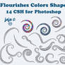 Flourishes Colors Shapes