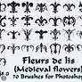 Fleurs de lis (Medieval flowers) Brushes