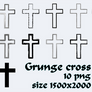 Grunge cross