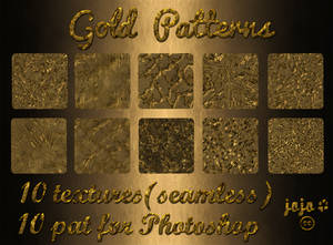 Gold Patterns (seamless textures)