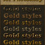 Gold styles