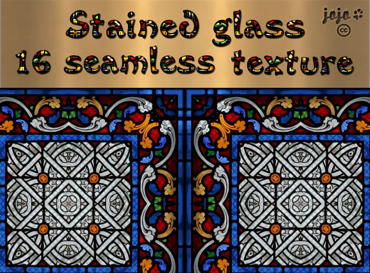 Stained glass seamless texture
