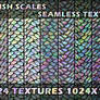 Fish scales seamless textures