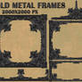Old metal frames