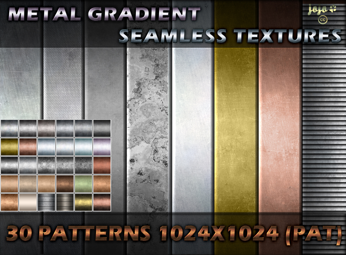 Metal gradient seamless textures (PAT)
