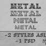 Metal styles (2 asl)