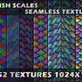 Fish scales seamless textures 1