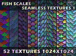 Fish scales seamless textures 1 by jojo-ojoj