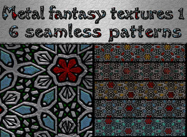 Metal fantasy textures 1