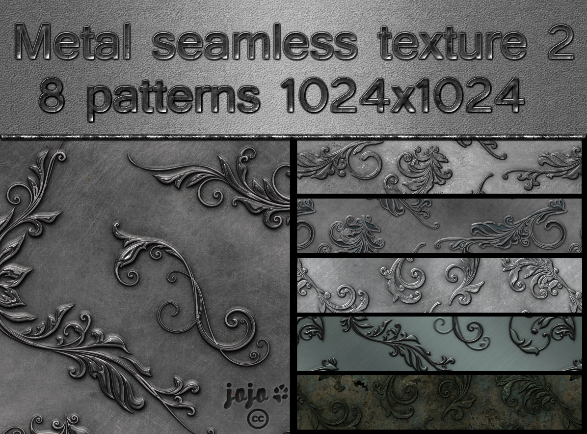 Metal seamless texture pack 2