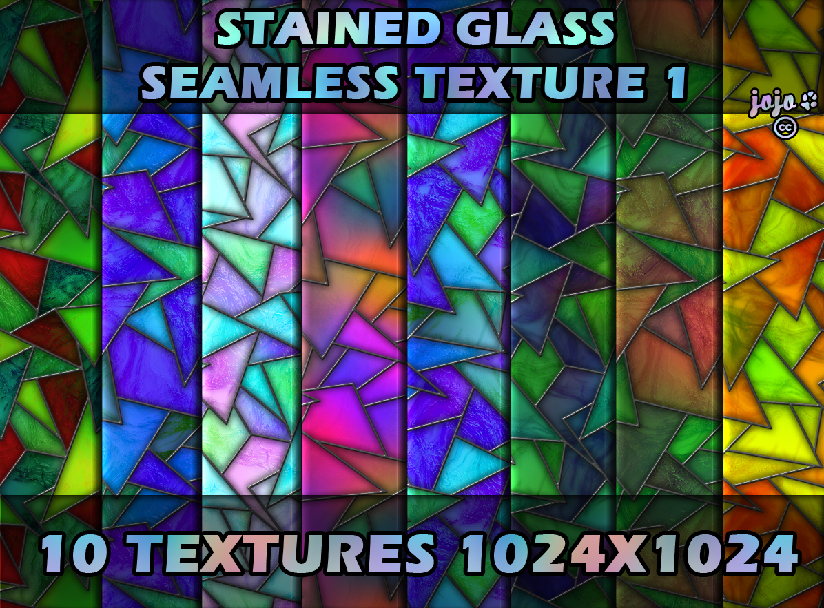 Stained glass seamless texture 1