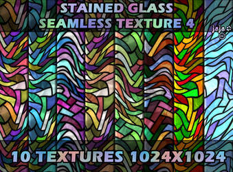 Stained glass seamless texture 4