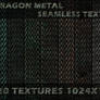 Dragon metal scales seamless textures