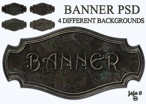 Metal banner PSD 3