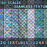 Fish scales seamless textures 2