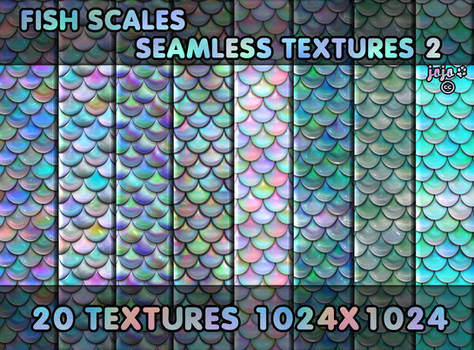 Fish scales seamless textures 2