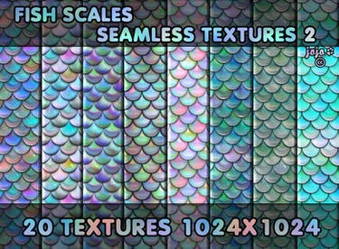 Fish scales seamless textures 2